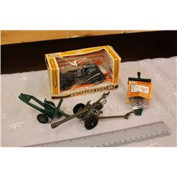 Vintage Britains Military Toy Guns (3)& A German Scout Car- In Original Box