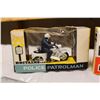 Image 2 : Vintage Britains Toy Motorcycles (3)(2 In Original Package)& A Lesney Motorcycle