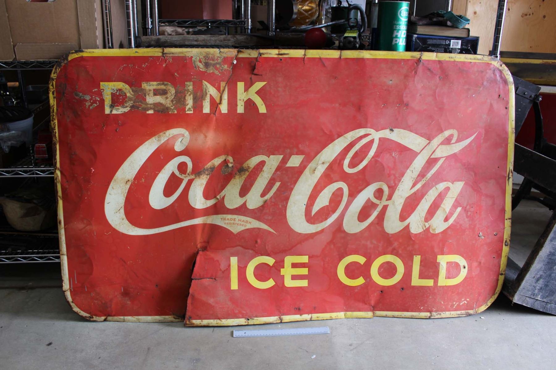 1950's Vintage Drink Coca Cola Sign (56