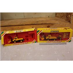 1975 Britains Autoway Toys (2) w/Original Package