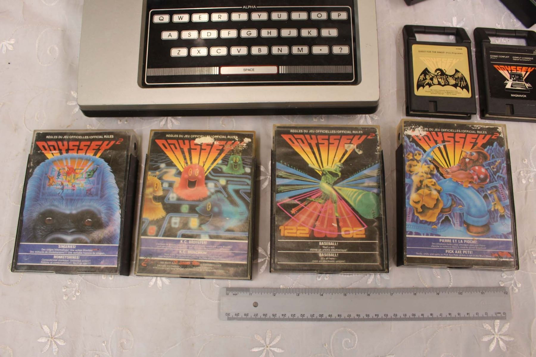 Odyssey 2 Video Game System and 6 Games