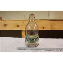 Vintage Battleford, Saskatchewan Milk Bottle