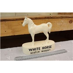 Vintage White Horse Scotch Whiskey Advertising Piece