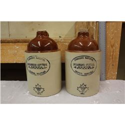 1982 Medalta Dauphin, Manitoba Liquor Jugs (2)
