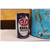 Image 3 : Cooling System Fluid Tin (Unopened) & A STP Oil Tin (Unopened)