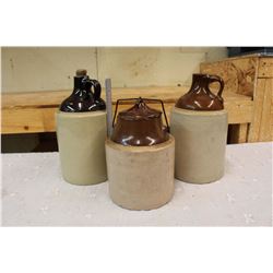 Lot of Vintage Crocks (3)