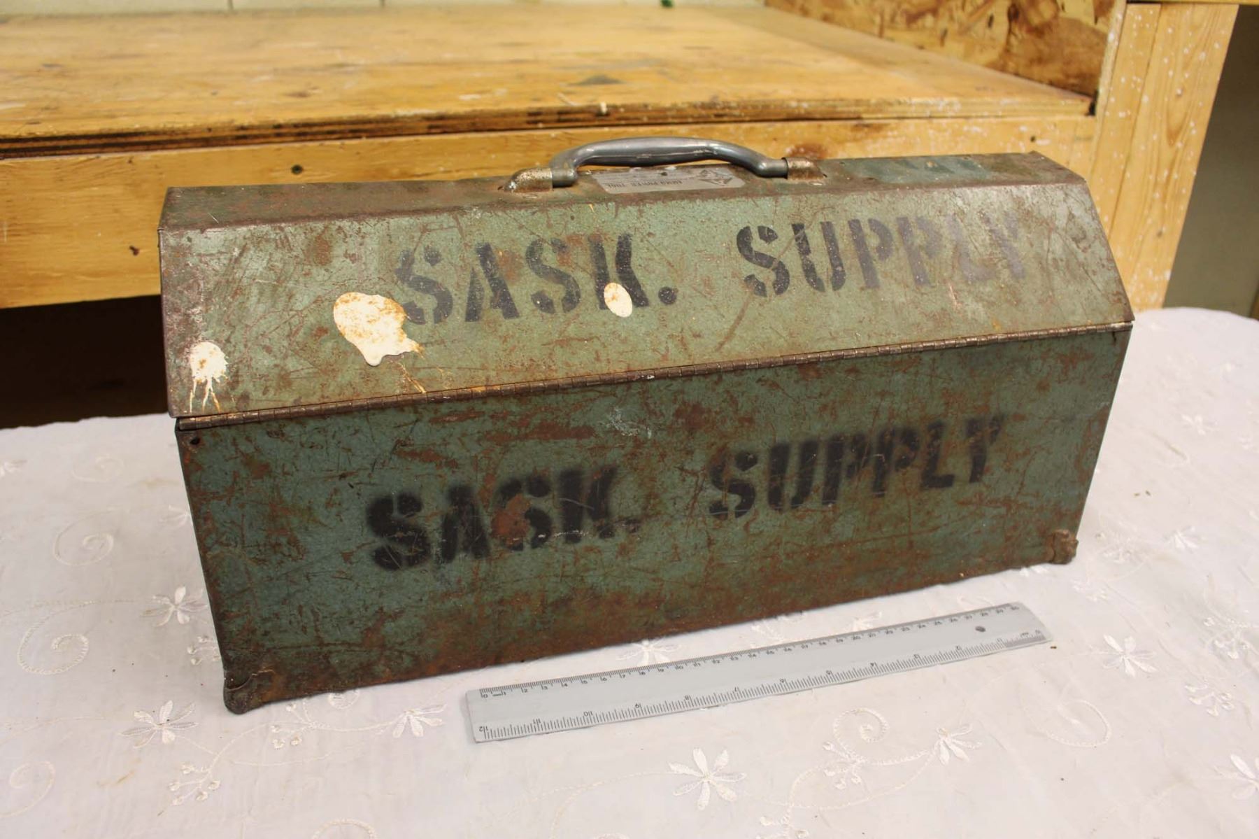 Vintage Metal Toolbox