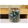 Image 2 : Large Jar of Various Marbles