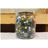 Image 4 : Large Jar of Various Marbles