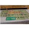 Image 2 : Lot of Saskatchewan License Plates (15)