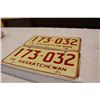 Image 2 : 1975 Saskatchewan License Plates (Duplicate)