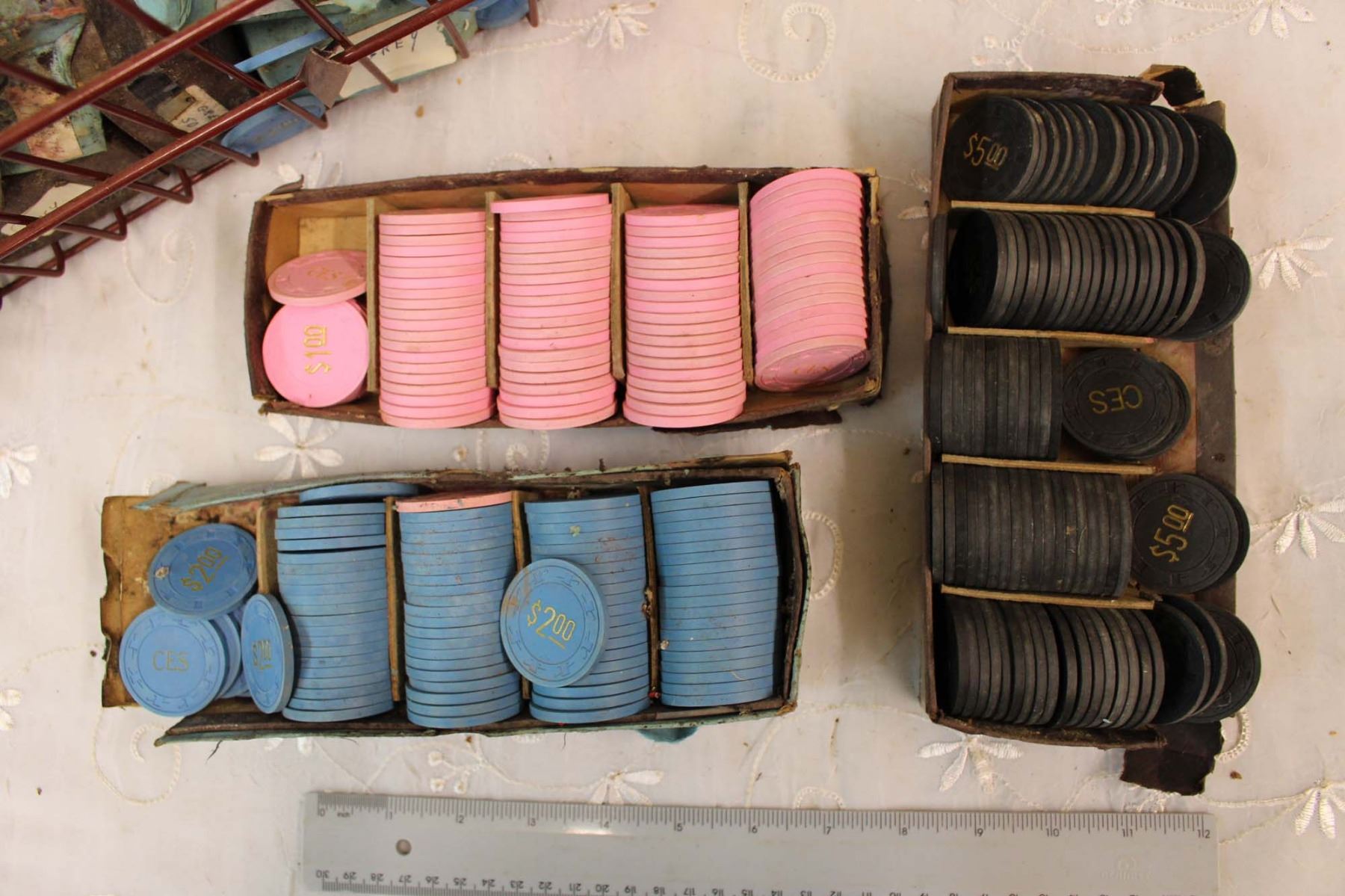 Lot of Vintage Poker Chips