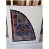 Image 2 : Stained Glass Window Piece 25"x35"