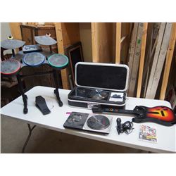 Lot Of Video Game Instruments And Related