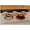 Image 2 : Lot of China Tea Cups and Saucers (5)