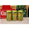 Image 4 : Case of (6) 300ml Glass 7 UP Bottles, Plastic Coke Carrier, 750ml Diet Pepsi Glass Bottle, (10) Pop 