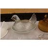 Image 2 : Lot of Hen on a Nest Candy Bowls (4 + 2 Lids)