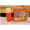 Plastic Vintage Road Runner Lunchbox and Thermos