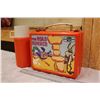 Image 2 : Plastic Vintage Road Runner Lunchbox and Thermos