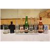 Lot of Vintage Bottles (8)(Rose, Hub, Mountain Dew, Etc)& A 1995 Grey Cup Mug