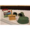 Image 2 : Lot of Miniatures- Butter Press, Iron, Tubes & Pails