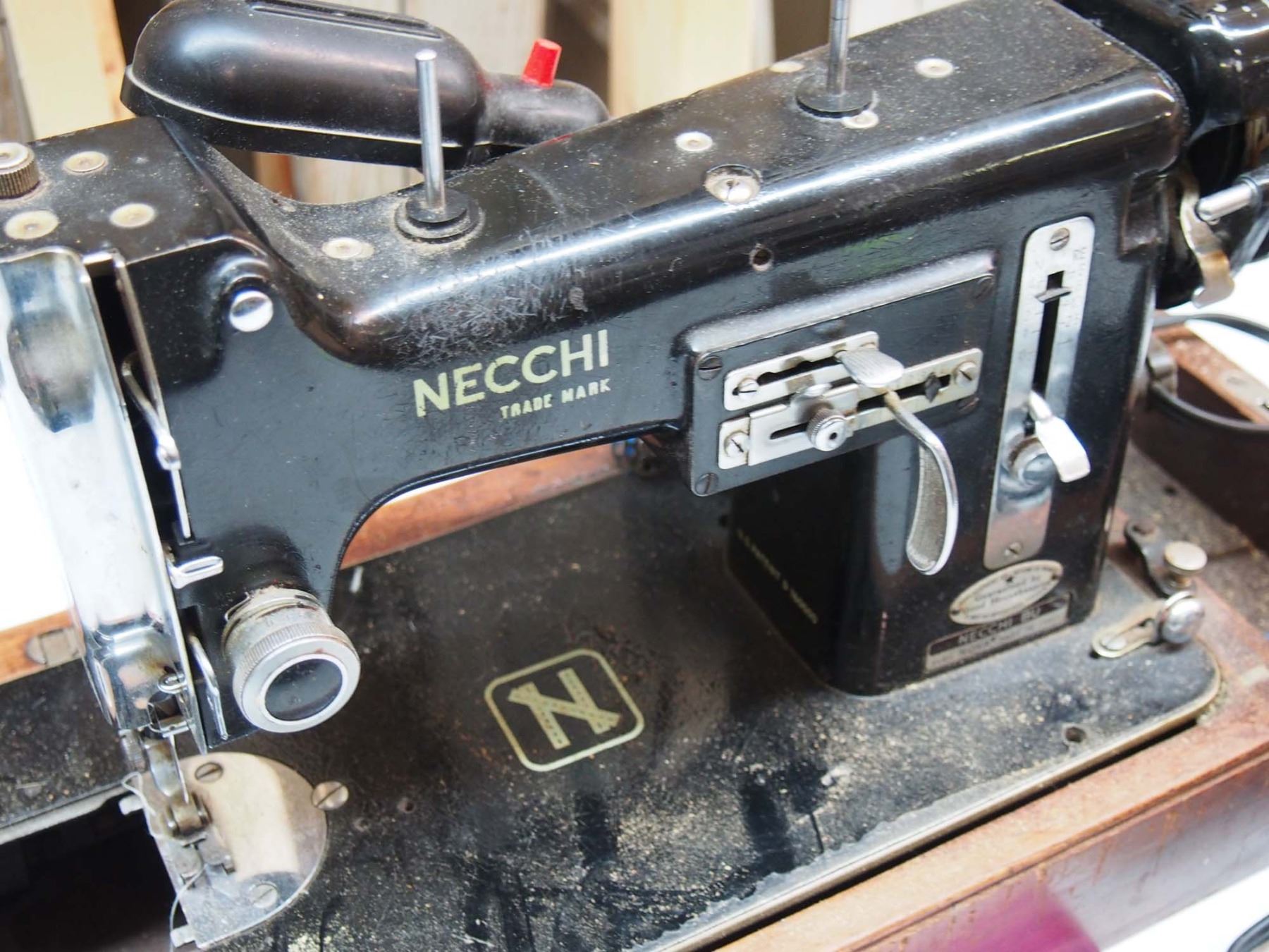 Necchi Sewing Machine With Case