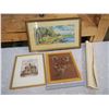 Image 1 : Lot of Framed Art (4)(1 Without Frame)