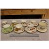 Image 1 : Lot of (9) Misc Teacups and Saucers