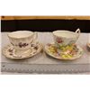 Image 2 : Lot of (9) Misc Teacups and Saucers