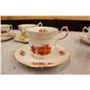 Image 5 : Lot of (9) Misc Teacups and Saucers