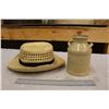 Image 1 : Milk Pitcher and Straw Hat