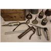 Image 2 : Wooden Crate of Vintage Oiling Tools