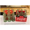 Image 2 : (12) Vintage Glass Coca Cola Bottles (6 in Each Case)