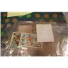 Image 8 : Lot of Misc Household (Fabric, Metal Plate Holders, Badges and Stamps)