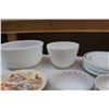 Image 2 : Lot of Misc Dishware (Plates, Mixing Bowls, Serving Bowls)