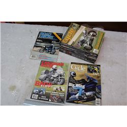Box of 2000-2010 Cycle Canada Motorcycle Magazines
