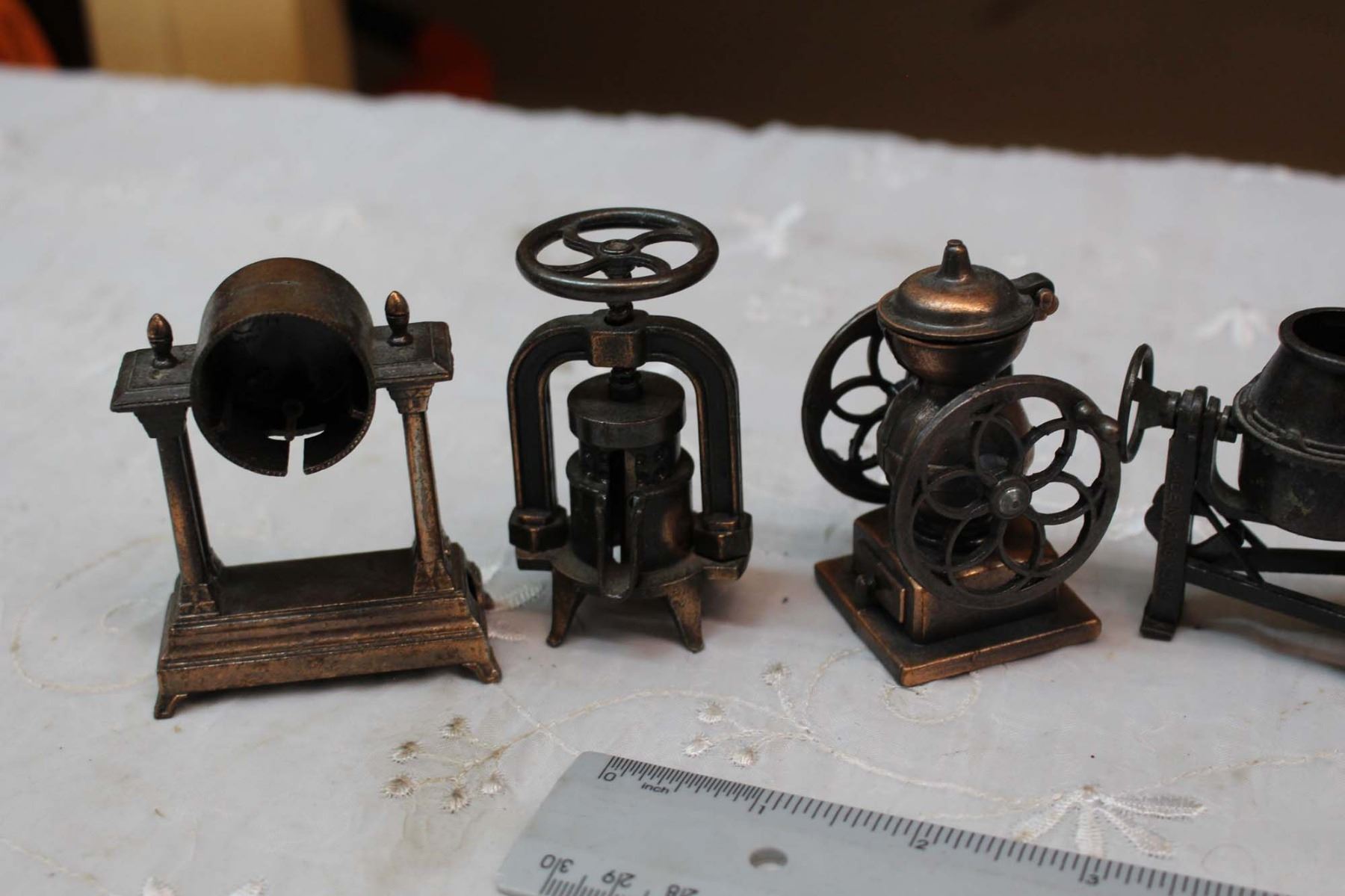 Vintage Metal Pencil Sharpeners (8)(Scale, Wagons, Etc)