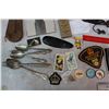 Image 4 : Lot of Vintage Misc (CN Train, Badges, Pins, WW2 Ration Fuel Tablet, Etc)