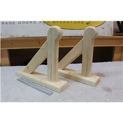 Wooden Harness Hooks (2)