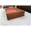 Image 3 : Wooden Display Case - 18" x 10.5" x 3.5"