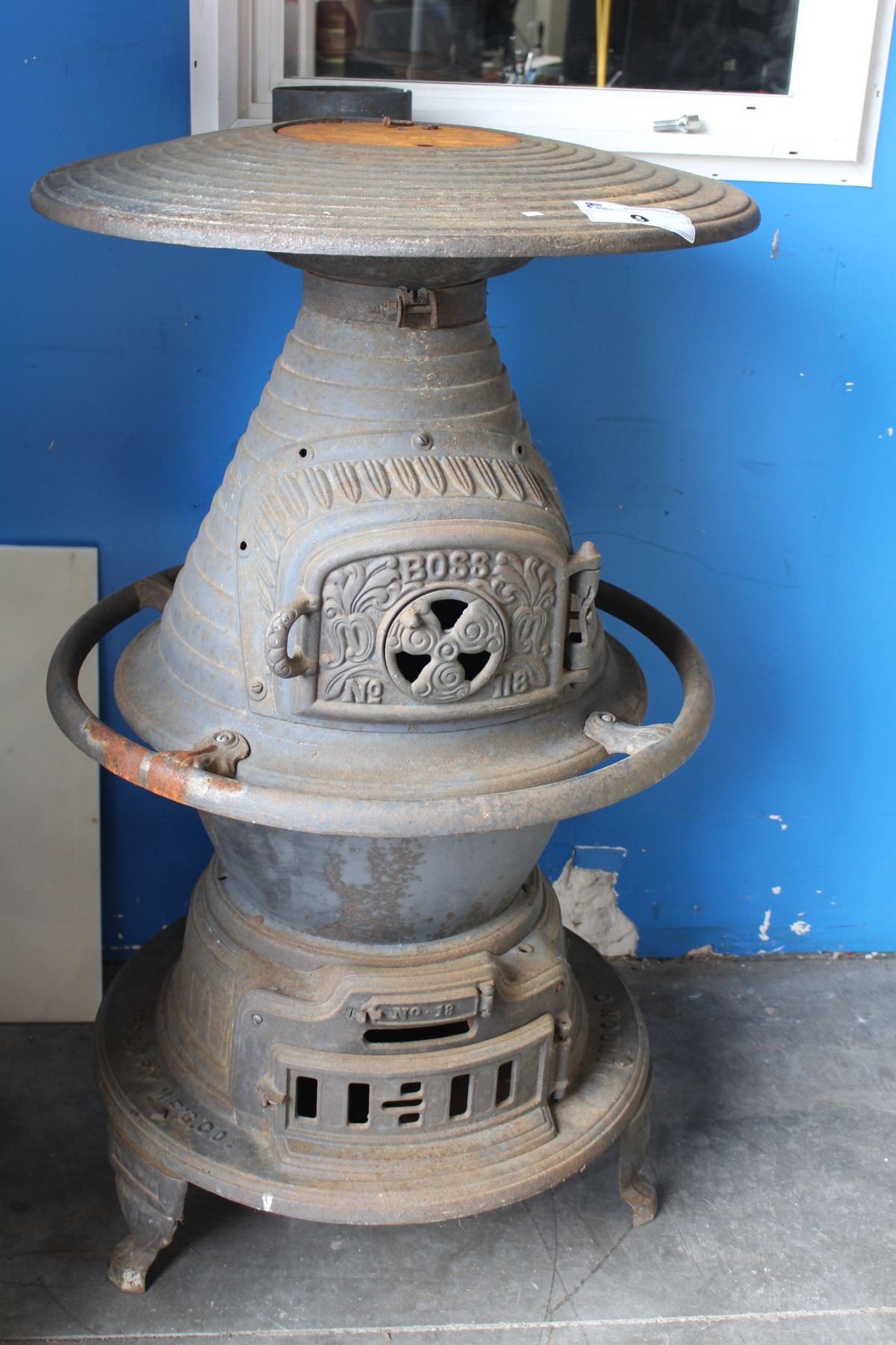 ANTIQUE POTBELLY STOVE
