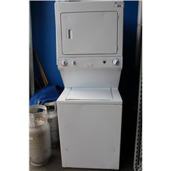 WHITE STACKER WASHER AND DRYER SET