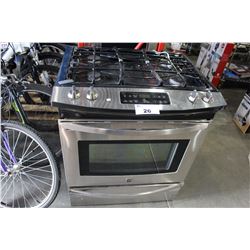 KENMORE STAINLESS STEEL GAS STOVE/OVEN