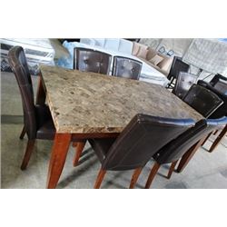 DINING TABLE SET WITH 6 CHAIRS