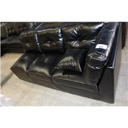 1 PIECE OF A BLACK SECTIONAL