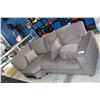 Image 2 : 1 PIECE OF A BROWN SECTIONAL
