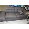 Image 2 : 2 PIECE MISMATCHED GREY SECTIONAL