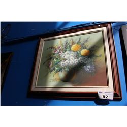 FRAMED PAINTING, SIGNED E. SWAY