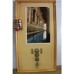 THAI TEMPLE PHOTO AND SOUVENIRS ON FRAME