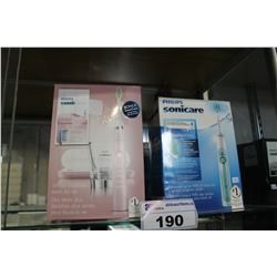 2 PHILIPS SONICARE ELECTRIC TOOTHBRUSHES